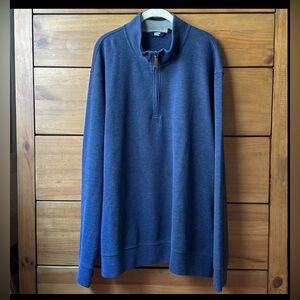 NWOT! Land's End Blue Zippered Sweater| 3XL (54-56)